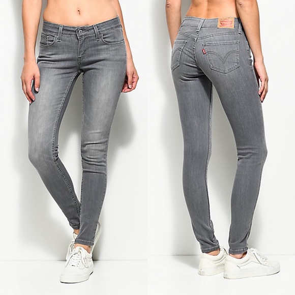 Levi's Denim - Levi’s 535 Super Skinny jean leggings gray 28
